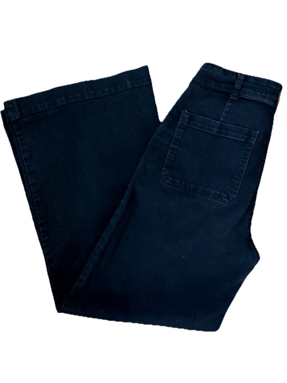 Women’s black Farmers market wide leg jeans. Size 10. Great condition